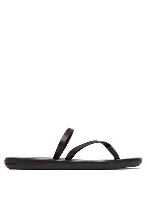 Matchesfashion.com Ancient Greek Sandals - Cross-strap Leather Sandals - Womens - Black