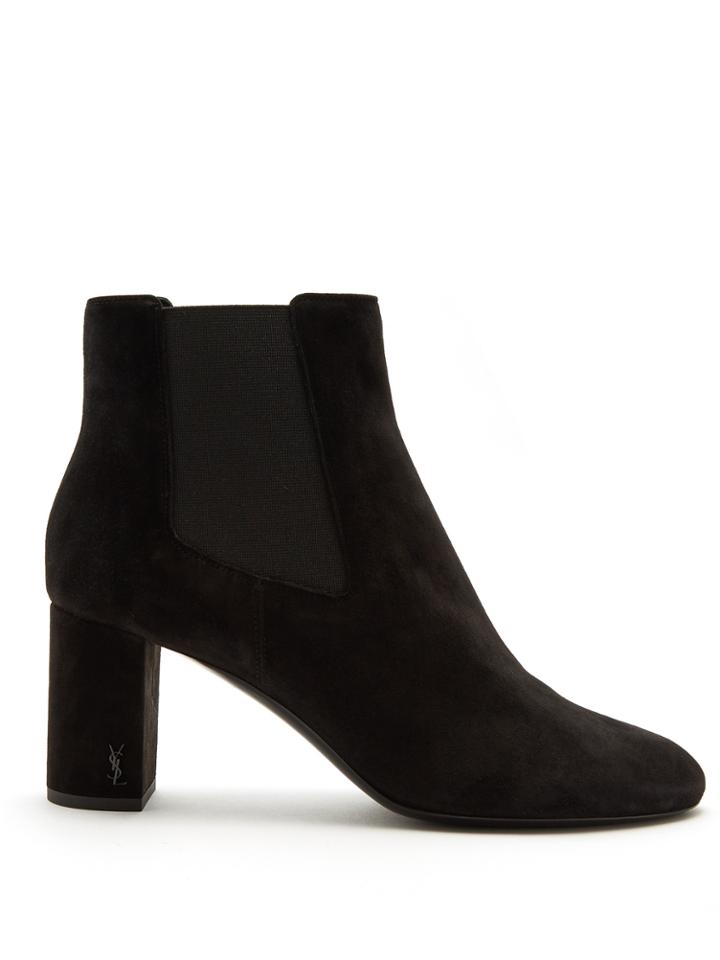 Saint Laurent Loulou Suede Chelsea Boots