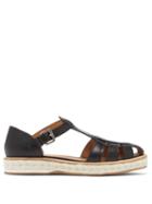 Matchesfashion.com Church's - Rosemary Leather Espadrille Sandals - Womens - Black