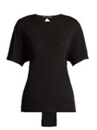 Matchesfashion.com Proenza Schouler - Tie Waist Cotton T Shirt - Womens - Black