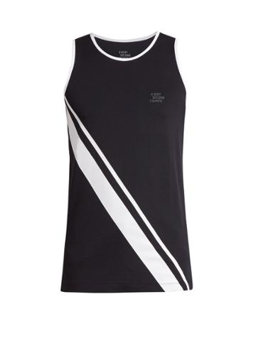 Every Second Counts Retro Diagonal-stripe Tank Top