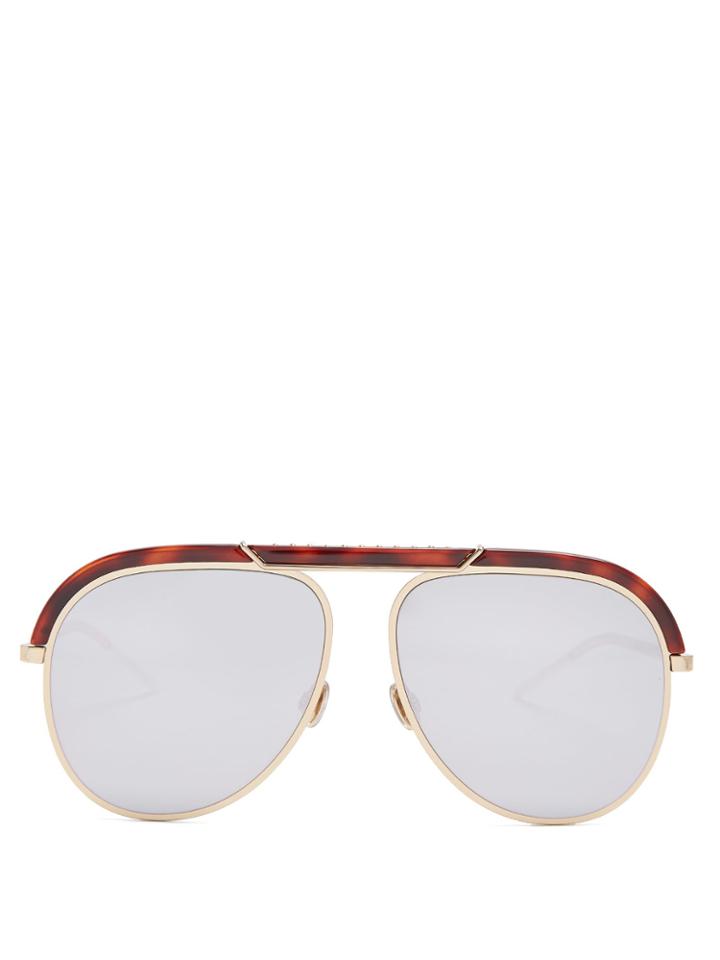 Diordesertic Aviator-frame Sunglasses