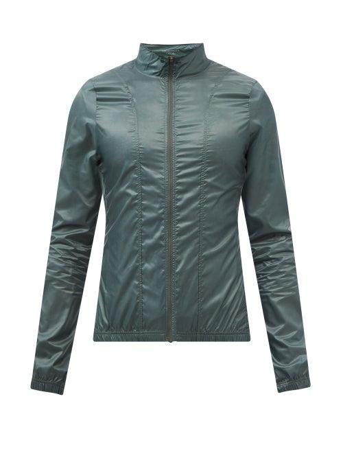 Caf Du Cycliste - Petra Floral-print Windbreaker Cycling Jacket - Mens - Green