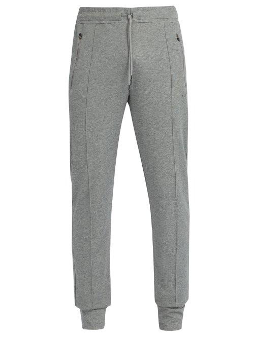 Matchesfashion.com Falke Ess - Mid Rise Tailored Trackpants - Mens - Grey