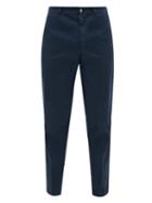 Matchesfashion.com Dolce & Gabbana - Martini-fit Cotton-blend Corduroy Trousers - Mens - Navy