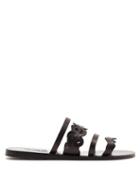 Matchesfashion.com Ancient Greek Sandals - Meltemi Cut-out Leather Sandals - Womens - Black