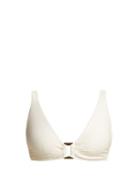 Matchesfashion.com Heidi Klein - Cte D'azur D G Bikini Top - Womens - Cream