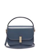 Matchesfashion.com Valextra - Iside Cross Body Leather Bag - Womens - Blue
