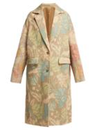 Matchesfashion.com Acne Studios - Oversized Floral Print Coat - Womens - Cream Multi