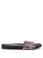 Matchesfashion.com Isabel Marant - Helleah Tie-dyed Velvet Slides - Mens - Dark Grey