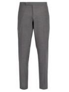 Matchesfashion.com Thom Browne - Side Stripe Wool Trousers - Mens - Grey