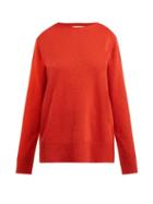 Matchesfashion.com The Row - Sibel Wool And Cashmere Blend Sweater - Womens - Red