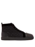 Christian Louboutin Lou Spikes Orlato High-top Trainers