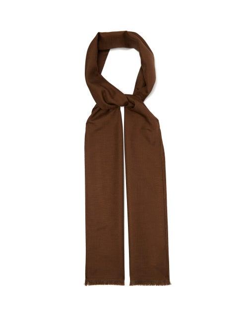 Matchesfashion.com A.p.c. - X Suzanne Koller Silk Scarf - Womens - Camel