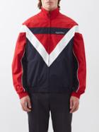 Valentino - Colour-blocked Shell Track Jacket - Mens - Navy Red White