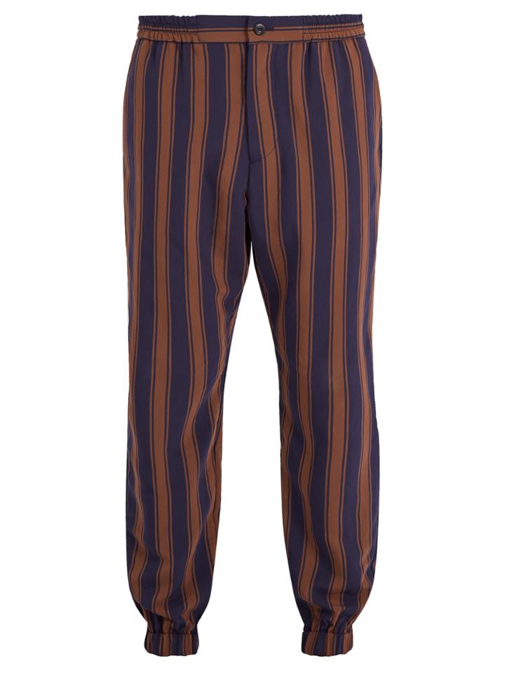Etro Straight-leg Striped Trousers