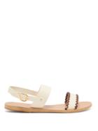 Matchesfashion.com Ancient Greek Sandals - Dinami Whipstitched Slingback Leather Sandals - Womens - White