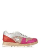 Stella Mccartney Macy Contrast-gillter Trainers