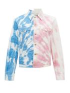 Matchesfashion.com Loewe Paula's Ibiza - Tie-dyed Denim Jacket - Womens - Multi