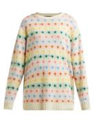 Matchesfashion.com The Elder Statesman - Fireside Cashmere Sweater - Womens - White Multi