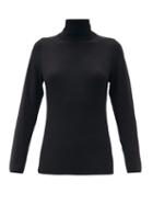 Matchesfashion.com Allude - Roll-neck Merino-wool Sweater - Womens - Black