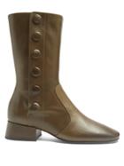 Joseph Button-detail Leather Ankle Boots