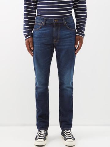 Nudie Jeans - Lean Dean Slim-leg Organic-cotton Jeans - Mens - Blue