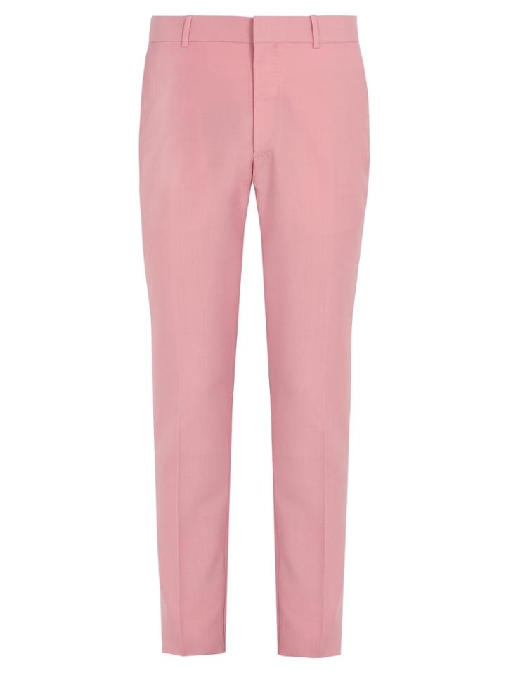 Alexander Mcqueen Wool-blend Suit Trousers