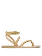 Matchesfashion.com Ancient Greek Sandals - Ohia Ankle-strap Leather Sandals - Womens - Tan Gold