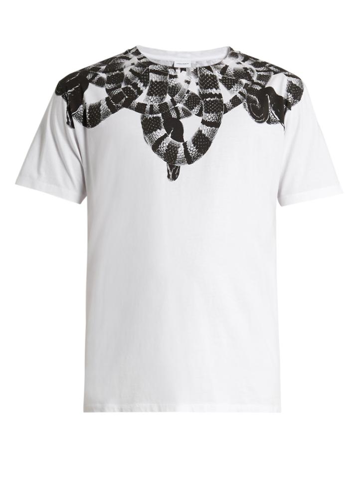 Marcelo Burlon Leonardo-print Cotton-jersey T-shirt