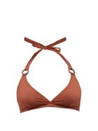 Matchesfashion.com Eres - Fregate Triangle Bikini Top - Womens - Brown