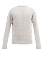 Matchesfashion.com Howlin' - Pearlescent-mlange Brushed-wool Sweater - Mens - Pink