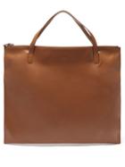 Matchesfashion.com Jil Sander - Oversized Leather Tote Bag - Womens - Tan