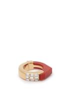 Matchesfashion.com Cercle Amde - She Couldn't Take It Crystal Embellished Ring - Womens - Red