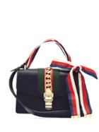 Matchesfashion.com Gucci - Sylvie Leather Shoulder Bag - Womens - Navy