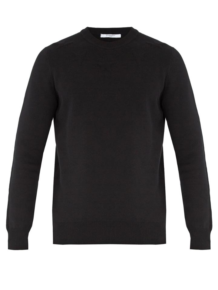Givenchy Star-embossed Cotton-blend Sweatshirt
