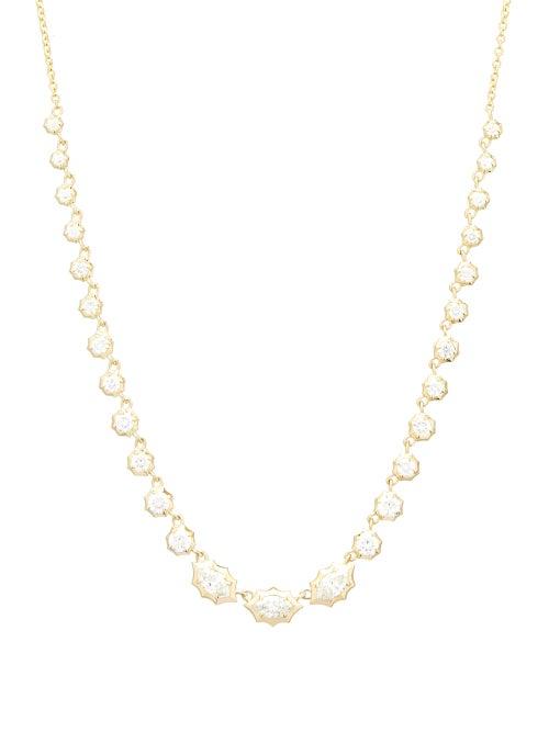 Matchesfashion.com Jade Trau - Maverick Riviera Diamond & 18kt Gold Necklace - Womens - Gold