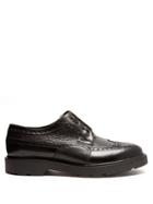 Alexander Mcqueen Textured-leather Brogues