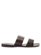 Mens Shoes Lvaro - Alex Leather Sandals - Mens - Dark Brown