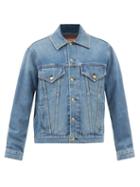 B Sides - Detachable-gilet Denim Jacket - Womens - Red