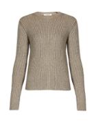 Valentino Ribbed-knit Wool-blend Sweater