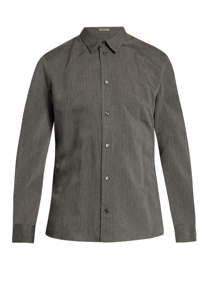 Bottega Veneta Pinstriped Button-down Shirt