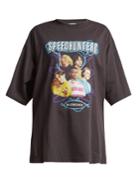 Balenciaga Speedhunter Logo-print Cotton-jersey T-shirt