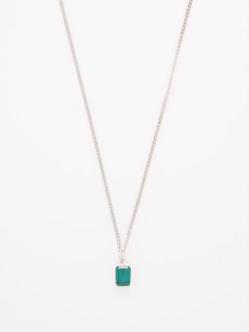 Miansai - Valor Quartz And Sterling-silver Necklace - Mens - Green