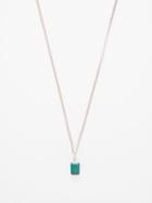 Miansai - Valor Quartz And Sterling-silver Necklace - Mens - Green