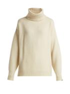Matchesfashion.com Extreme Cashmere - No. 20 Oversize Xtra Cashmere Blend Sweater - Womens - Cream