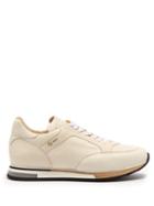 Matchesfashion.com Dunhill - Duke Low Top Suede Trainers - Mens - White