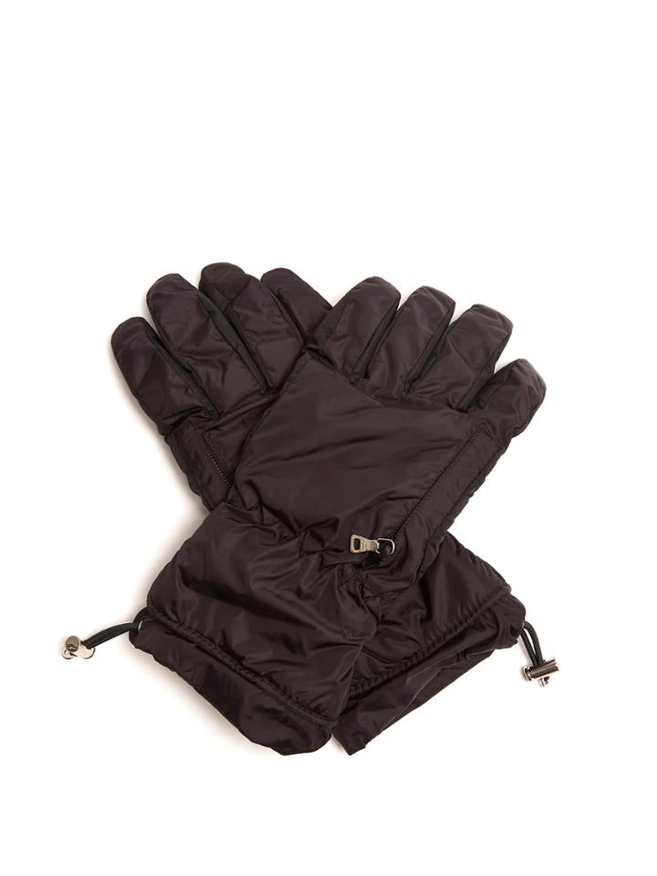 Prada Padded Nylon Gloves