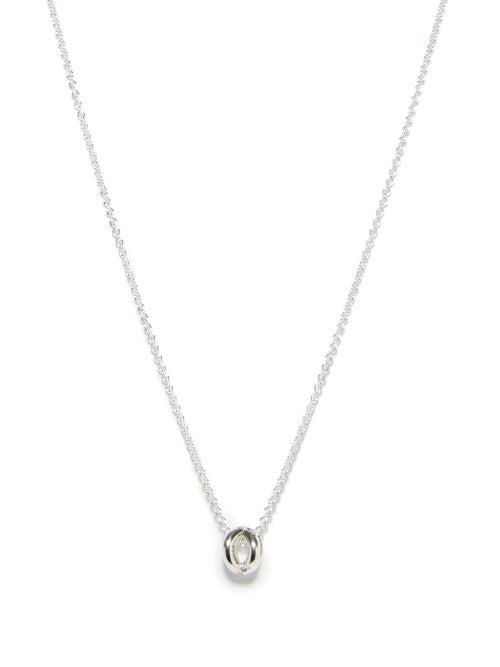Matchesfashion.com Le Gramme - 1g Entrelacs Sterling-silver Necklace - Mens - Silver
