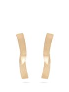Matchesfashion.com Fay Andrada - Kapea Curved Brass Earrings - Womens - Gold